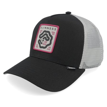 Djinns - Black - trucker - Cap - Hft Cap Djinnsss Black/Grey A-Frame Trucker - Hatstore