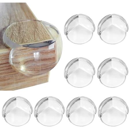 12 st/24 st Bord, bord, hörn, fönster anti-kollisionshörn, anti-kollision rät vinkel silikon skyddande cover Ball Type 12pcs