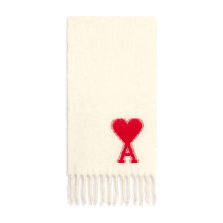Ami Paris Winter Scarves beige, Herr Halsdukar, Herr, Storlek: ONE SIZE