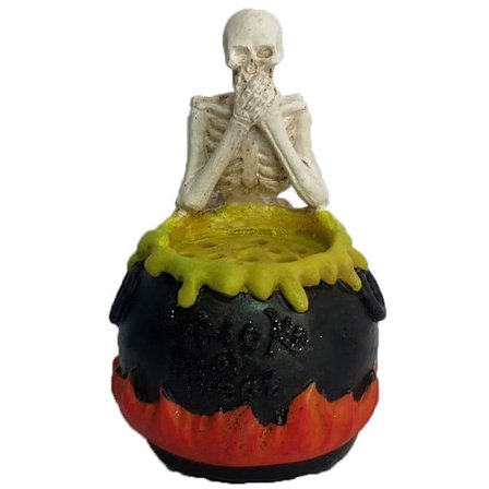 Skelet Haunted House Legetøjsmodel Horror Magiske Rekvisitter Sand Sæt Kreativt Skrivebord Halloween Harpiks Ornament