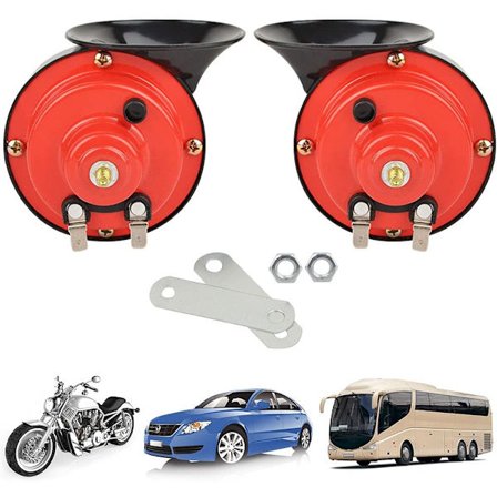 Lastebilhorn 12V Høy Lyd Togbilhorn Høy 110db, Bilhorn Sneglen