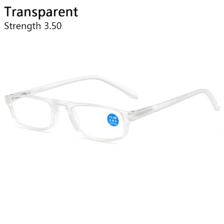 Lesebriller Briller TRANSPARENT STYRKE 3,50 STYRKE