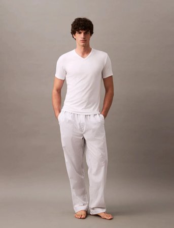 Calvin Klein S/S V Neck 3Pk - White - L