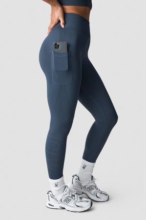 ICANIWILL - Define Seamless Pocket Tights Smokey Blue- Training Strumpfhose - Damen - ICIW