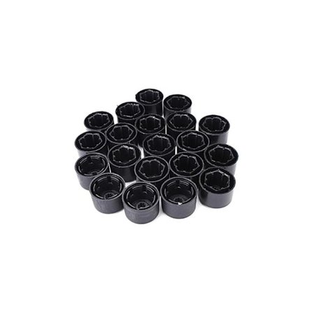 20 Deksel for 17mm hjulbolter kompatible med VW Golf MK4 Passat Audi Beetle