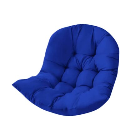 Indendørs hængende æggestol hængekøje stol sæde tyk pude hynde puder, 120x80cm