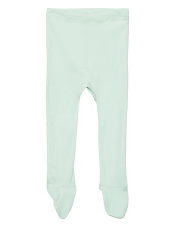 Baby Rib Tights W. Feet Bukser Grønn Copenhagen Colors*Betinget Tilbud