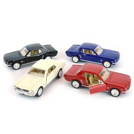 Robetoy Bilar Cars 61162 13cm Metall 1:36 Ford Mustang 1964 Välj Svart