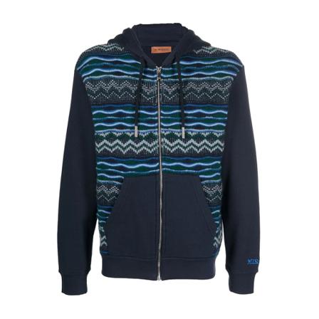 Missoni, Hoodies Niebieski, Mężczyzna, Rozmiar: XL