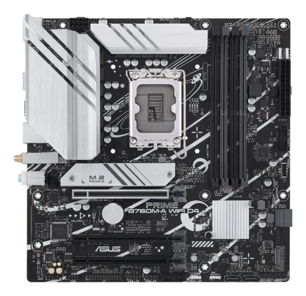 ASUS PRIME B760M-A WIFI D4 - hovedkort - mikro ATX - LGA1700-sokkel - B760