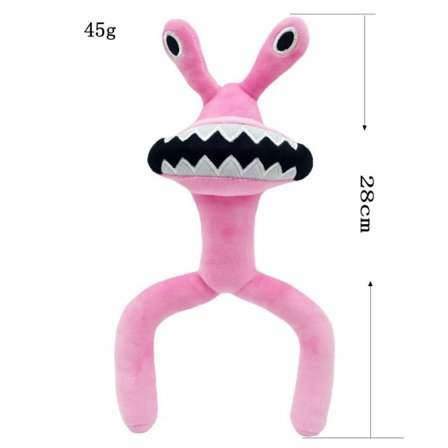 Rainbow Friends Plyschleksak Figur Rosa 28 cm