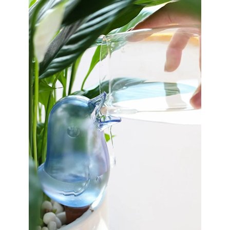 Høj kvalitet automatisk blomst vander plante vander selv vanding vand ballon fugleformet hånd blæst plastik vand ballon