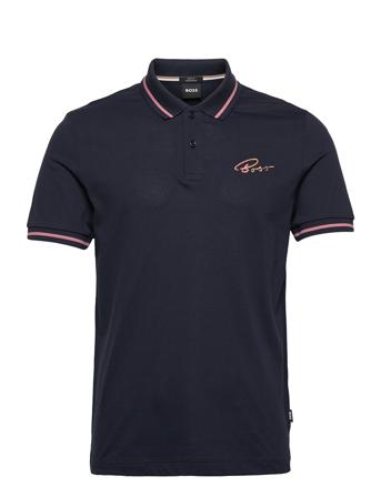 Phillipson 106 Polos Short-sleeved Musta BOSS