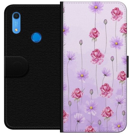 Kompatibel Tegnebogsetui til Huawei Y6s (2019) Petal Reverie Lilac Mist