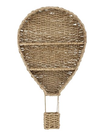 Ditter Bookcase, Brown, Seagrass Brown Bloomingville