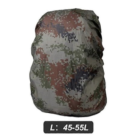 Regnskydd för Ryggsäck 20L 30L 40L 50L 60L 80L Vattentätt Väsköverdrag Camo Taktisk Camping Vandring Klättring Dammpåse Regnskydd