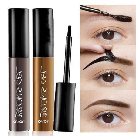 2 Pack Ögonbryn Tatueringsgel Svart Brun Flytande Tårtatuering Ögonbryn