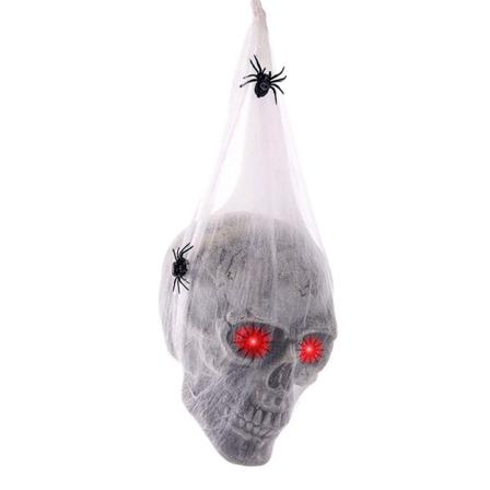 Halloween animerade hängande skallar Huvudhängande dekorationer