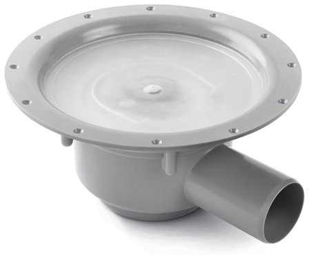 Jafo PS 50 Gulvafløb sideudtag, 50 mm Uden tæppepakke, Indendørs afløb