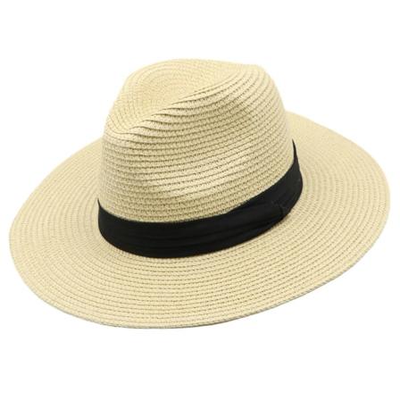 1 st Raffia Halmhatt Herrar Stor Brätte Solhatt Sommar