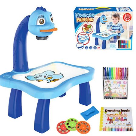 Lasten LED-projektori piirustuspöytä lelut Lasten maalaustaulu