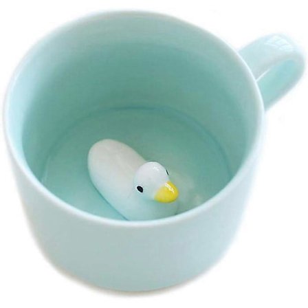Kaffemelk Te Keramiske Krus - 3D Dyr Morgenkopp Beste Gave til Morgendrikk, og Bursdager, for Jenter Kvinner Gutter