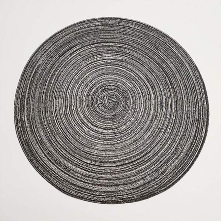 Runde dækkeservietter Bordmåtte GRÅ