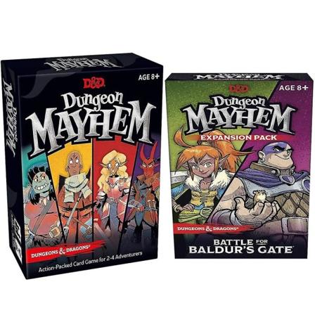 Dungeones Mayhem Dungeonsing Dragons Kortspel 120 kort Leksaksunderhållningsfest Familjevänner Battle For Baldurs Gate Brädspel [HK] grundläggande och