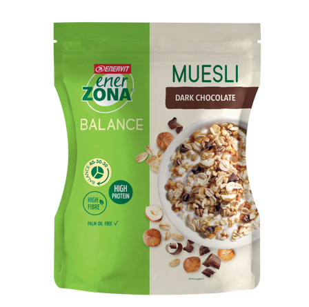 Enerzona Muesli Dark Chocolate Sacchetto Da 230g