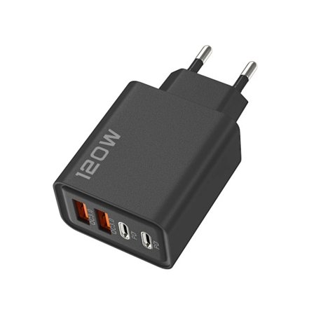 Total 120W USB-laddare Snabbladdning Mobiltelefon Laddadapter För iPhone Samsung Xiaomi Huawei Quick Charge 3.0 USB-laddare