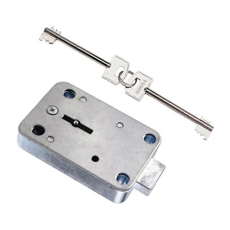 Sikkert mekanisk lås spak tromle lås værktøjssæt helt i stål