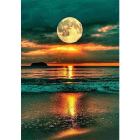 30x40cm 5D Diamant Maleri DIY Fuld Dækning Diamant Kunst - FJ702