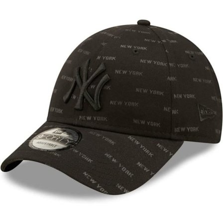 9FORTY-keps - NEW ERA - New York Yankees - Monogram Svart - Justerbar - 100% Bomull