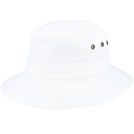 Stetson - Vit bucket Hatt - Delave Organic Cotton White Bucket @ Hatstore