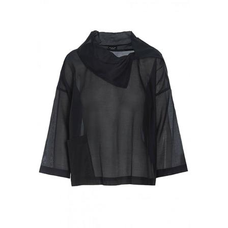 Bitte Kai Rand Ginwashi Silk Bluser 223-2297-3801 Sort, Dame