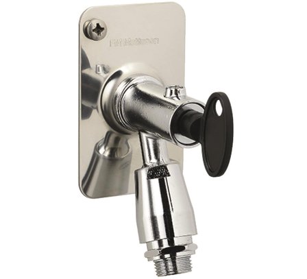 FM Mattsson 42940400 Vattenutkastare med nyckel Max väggtjocklek: 400 mm, Bevattning