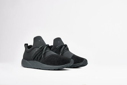 ARKK Copenhagen Damen Sneakers Größe 36 Raven Nubuck S-E15 Triple Black