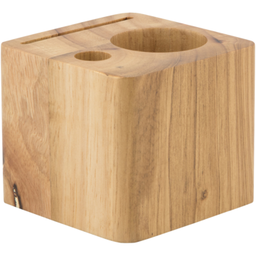 Kvittokub Securit Trä 8x8cm