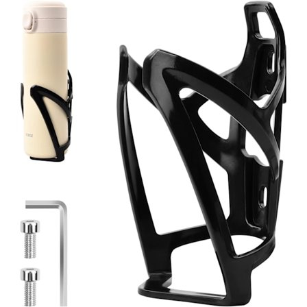 Cykelflaskhållare, Repskyddande Cykelflaskhållare Adapter Cykelvattenflaskhållare för Landsvägscykel och Mountainbike, Svart