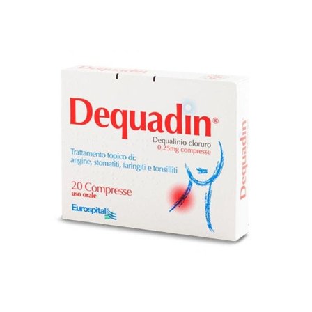 Dequadin 20 compresse 0,25mg