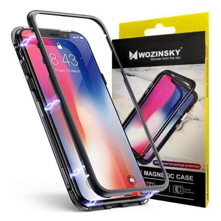 Oneplus 7 360 Magnetiskt Stöttåligt Skal - Svart/transparent Svart