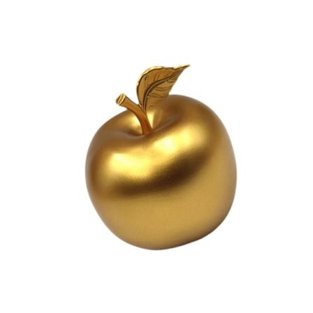 Äppelstaty Enkel Julklapp Frukt Skulptur för Skrivbord Kontor Öppen Spis Röd