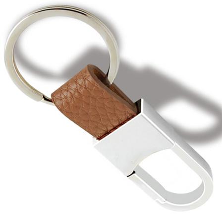 Stilsäker Hållbar Nyckelring Brun