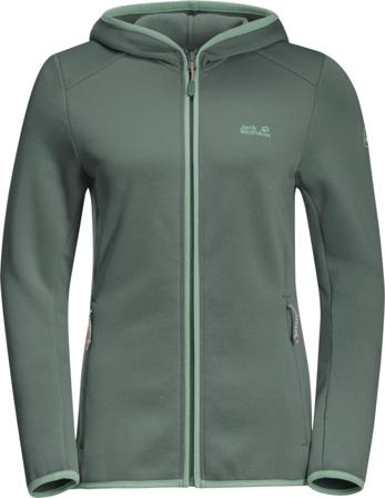 Jack Wolfskin Women's Turbulence Fleece Women Mid layer tops Green M