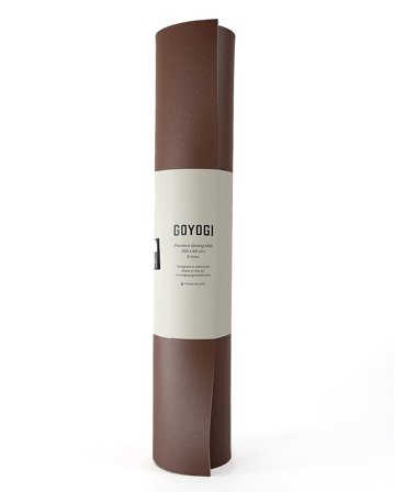 GOYOGI Practice Strong Mat 6 mm Earth Brown, Sport & Velvære, Yogaudstyr, Yogamåtter