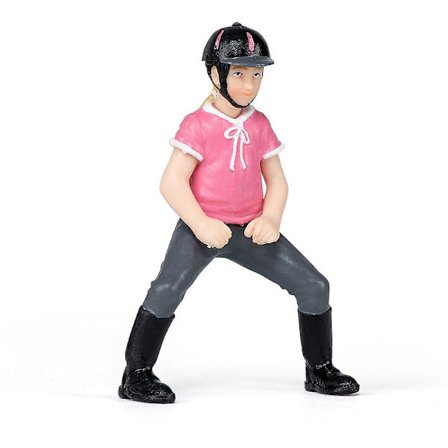 Heste og ponyer ridende barn legetøjsfigur, 3 år eller ældre, flerfarvet (FMY)