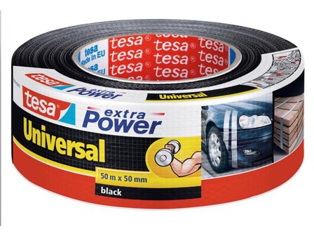 tesa Vävtejp Extra Power 50mmx50m svart - Lyreco - Emballage och lagerutrustning > Packtejper > Väv- och Silvertejp