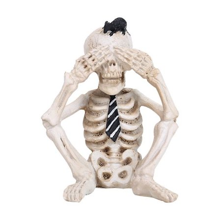 Dödskalleharts Prydnadsföremål Kreativa Dekorationer Hem Skrivbord Halloween Rekvisita Dekoration