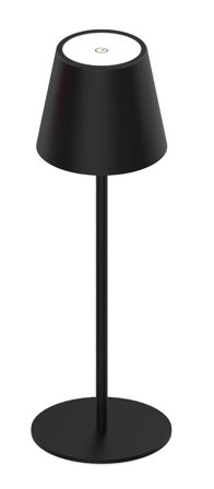SYNERGY table lamp rechargeable battery, outdoor IP54, touch switch dimmable, black