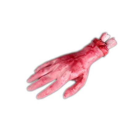 Halloween-festdekoration - Blodig håndstereo til bar, KTV og skole